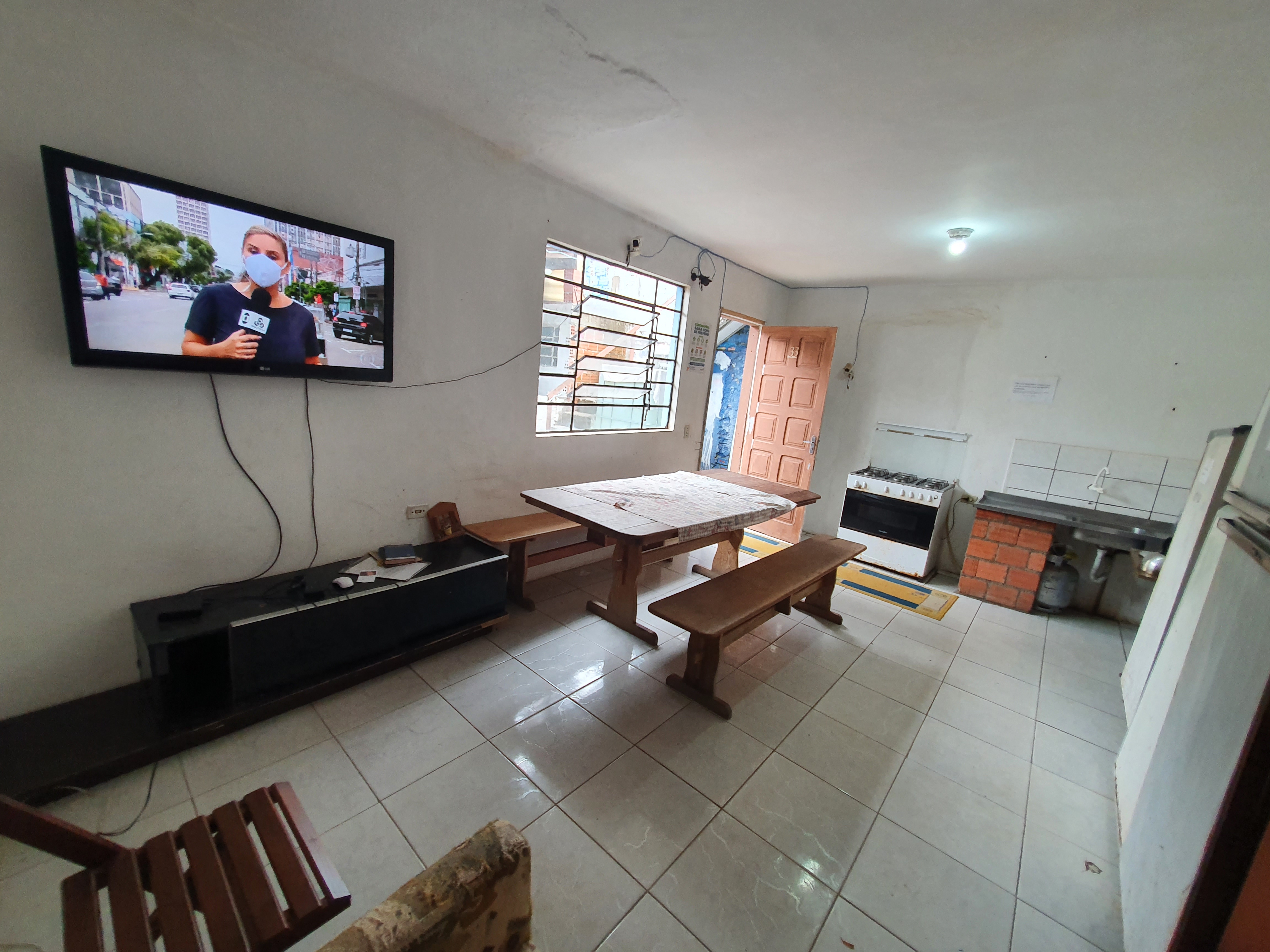 Área comum Hostel Silvestre